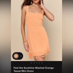 Lulu’s mini dress - orange